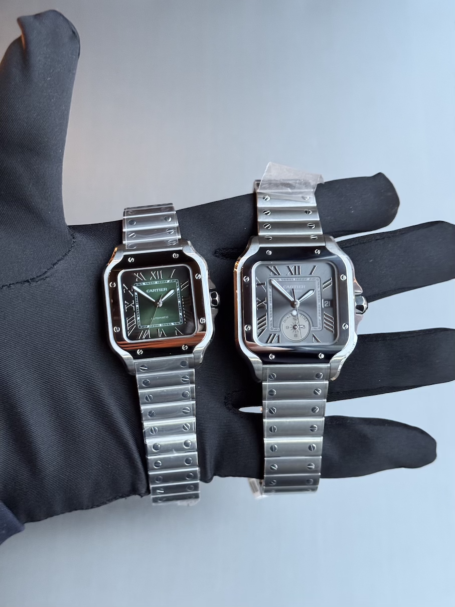 Cartier Santos Grøn Medium WSSA0061