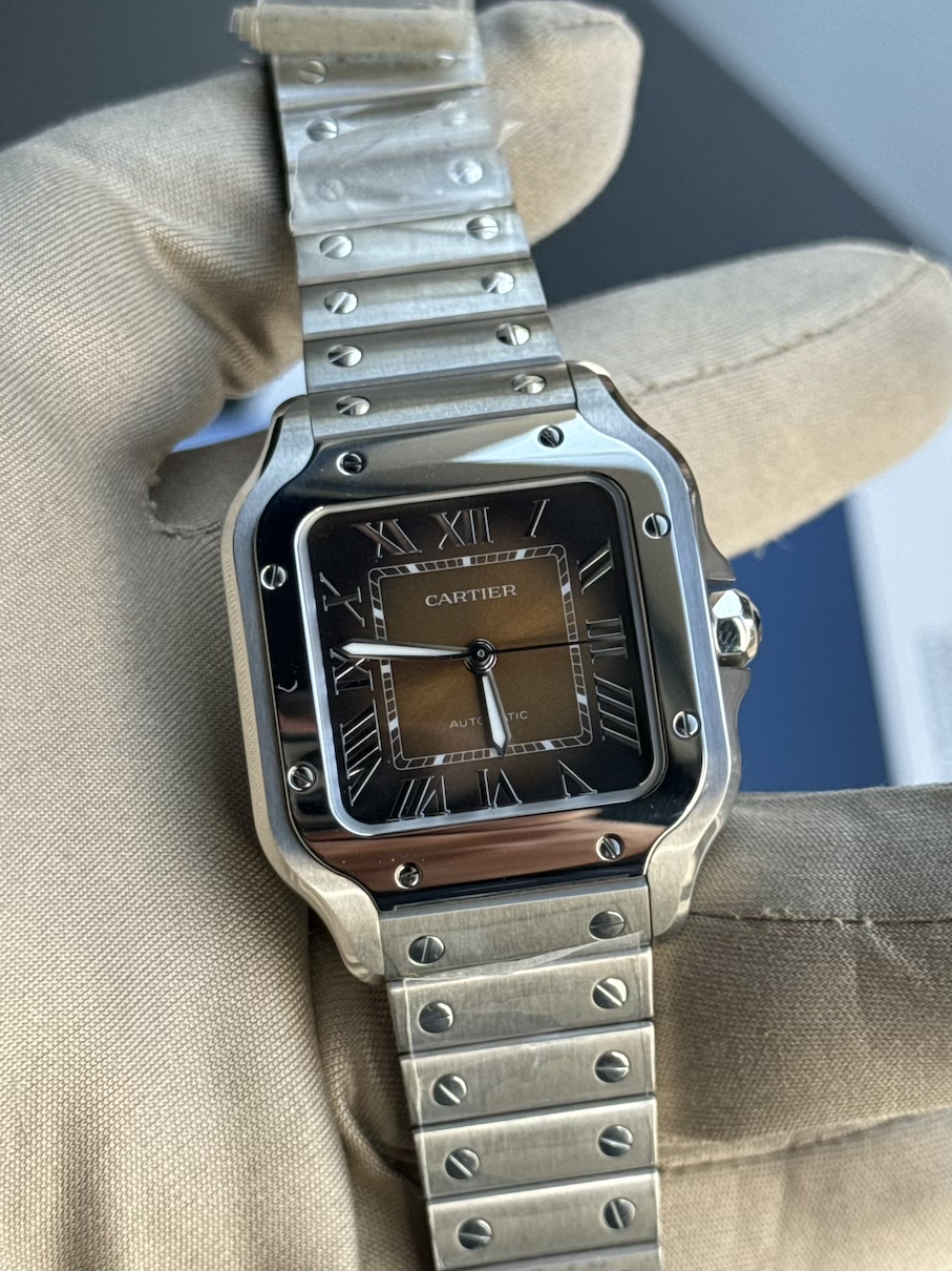 Cartier Santos Brun Medium WSSA0065