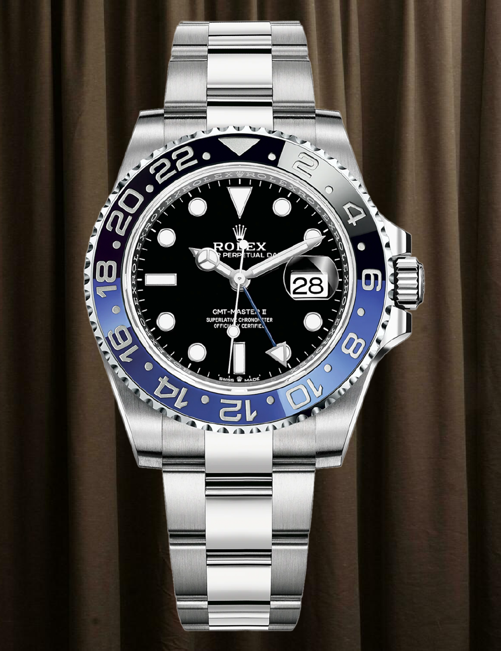 Rolex GMT Master II 126710BLNR - Batman hos Kejser Aarhus